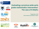 Conference on Quantitative Education Research, 6 - 7 September 2018, Stellenbosch
