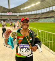 Congratulations and well done to our JETsetter, Nkhensani Baloyi on finishing the Comrades Marathon