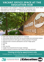Vacant office space at The Education Hub