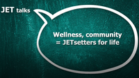 [VIDEO] JET Talks 8 of 10 - Wellness and community