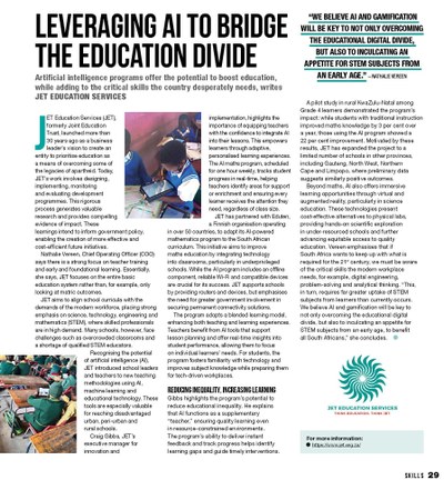 Sunday Times Feature 2: Leveraging AI to Bridge the Education Divide