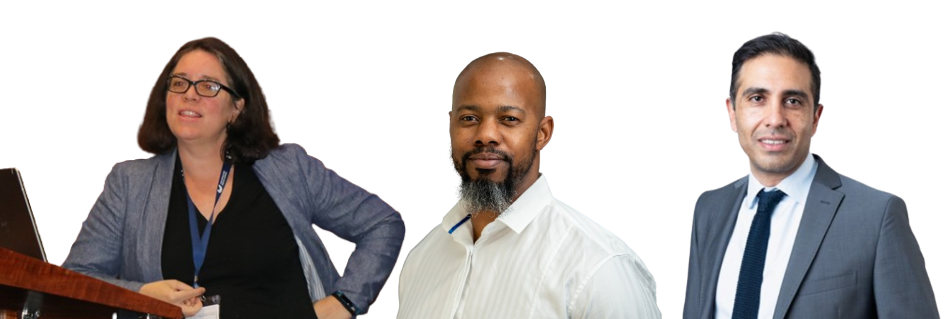 Pictured:  Dr Thandi Lewin, Mr Edison Mazibuko, and Mr Zeyn Angamia