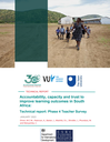Accountability Capacity and Trust Technical Report Teacher Survey Phase 4
