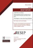 Leadership for Literacy:  Exploring leadership practices in township and rural primary schools  serving poor communities in South Africa