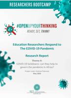 Research Report Theme 4: COVID-19 lockdowns: can they help to govern the pandemic in Africa?