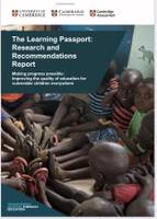 The Learning Passport: Research and Recommendations Report Making progress