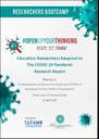 Theme 2 Research Report: A comparative study on the response of NPOs in education to the COVID-19 pandemic